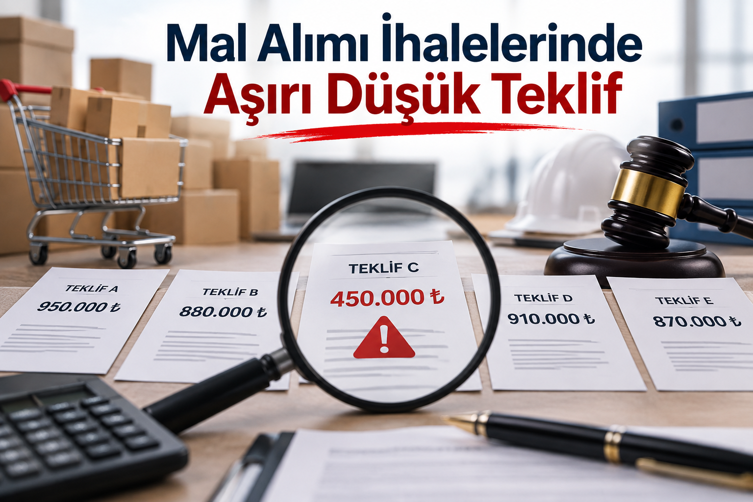 Mal Alımı İhalelerinde Aşırı Düşük Teklif